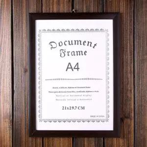 사진 상장액자 A4 허가증 A4액자 모던 졸업장 벽걸이 액자