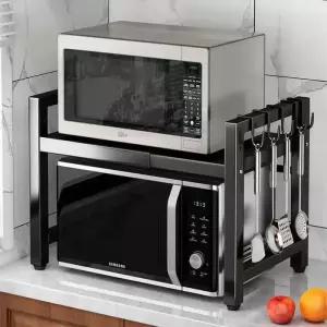 높이 넓이 조절식 전자레인지 선반 주방 다용도
