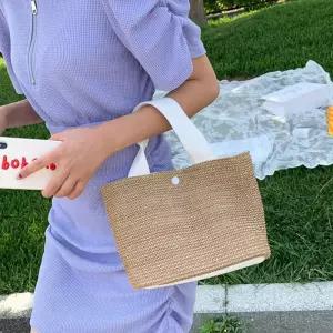 HH-G66 비치 여름 라탄 미니 토트백