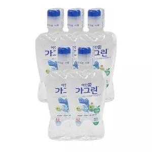 380ml 어린이가그린 사과맛 가글 아동 5개 x