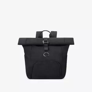 [DELSEY] CITYPAK 15.6인치 노트북 남녀 공용 롤탑 백팩_BLACK