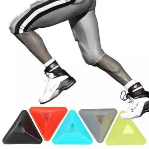 삼각 접시콘 10P 훈련용 운동 체육 드리블 축구 반환점 축구훈련