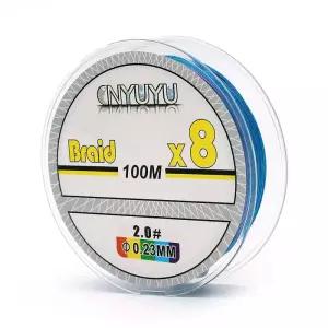 낚싯줄 8합사 2호 스트롱 100m 오색합사줄 PE낚싯줄 문어낚시 PE합사라인