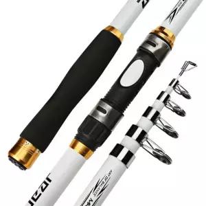 갯바위낚싯대 민물 화이트 낚싯대 루어 원투 원투낚싯대 입문용 휴대용 랭크업