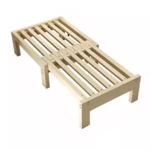 원목 평상 침대 침대프레임 편백나무 거실 바닥 받침