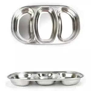 스텐 식판 아동 식판 어린이 3구 반찬 유아 접시 어린이3구식판