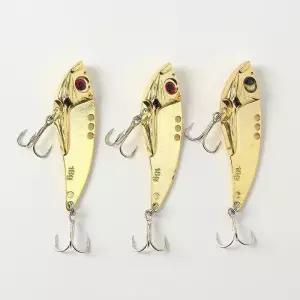 18g 갈치 바이브 메탈바이브레이션 메탈 골드 3p세트 메탈지그 루어낚시