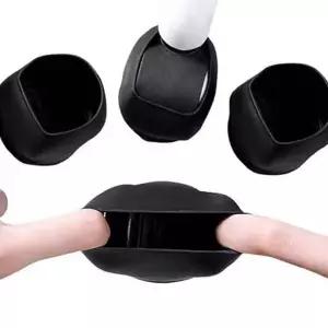 의자 바퀴 커버 의자 바퀴 보호 캡 소음방지 스크래치방지 고무