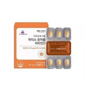 [차바이오][차바이오] 닥터프로그램 마더스 츄어블 비타민D 60캡슐 (2개월분)