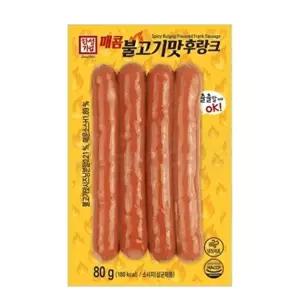 [한성가횡성한우][T]한성 매콤 불고기맛 후랑크 80gx50개