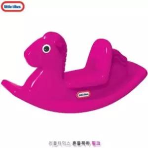 푸시카장난감 리틀타익스 흔들목마 핑크