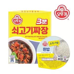 오뚜기_3분쇠고기짜장 200Gx5개+오뚜기밥 210Gx5개