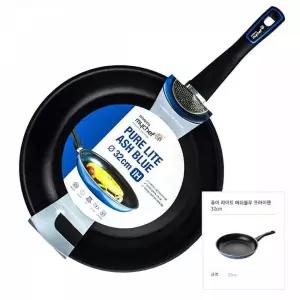 TBZ BTM 도루코 퓨어라이트 애쉬블루 프라이팬 32cm