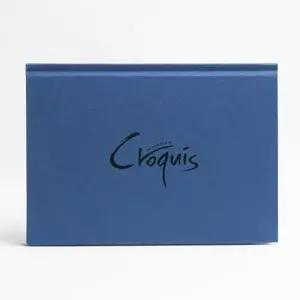 양장 크로키 노트 제본 진남색 105g A4 드로잉 스케치북