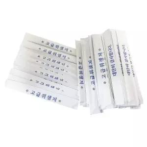 [콩심팥심]종이포장 일회용 젓가락 세트 3000개용량 자연소재 나무 식사용