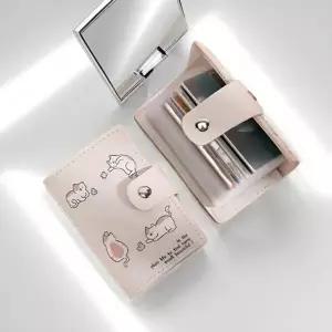 귀여운 동물 캐릭터 지갑 4종 카드 정리 홀더 대용량 지갑 홀더