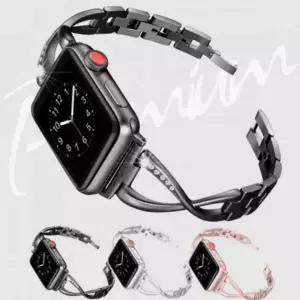 TBZ PP 워치큘리큐빅스트랩 슬림 체인 38 40MM