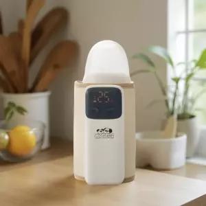 모유 중탕 보틀 워머 액상 분유 데우기 보온 유축 시밀레 젖병 해동 온도 조절 중탕기 센서 포트