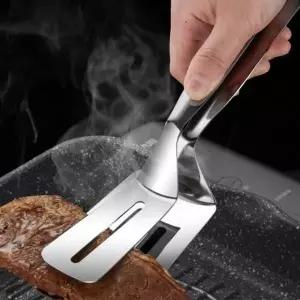 [콩심팥심]고급 올스텐 양면 뒤집개 스테이크 생선 더블 뒤집개 주방뒤집개