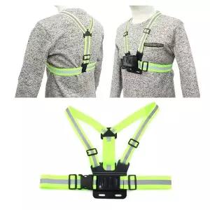 반사 빛나는 야간 조끼형 가슴 끈 밴드 안전 도구