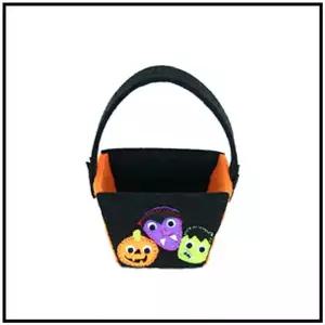 할로윈파티 소품 할로윈친구들 사탕바구니(블랙) 할로윈데코 소품