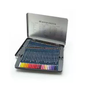 48색 수채화 색연필 틴케이스 컬러링북 미술 화방용품 색연필세트
