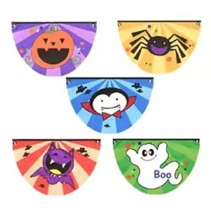 [할로윈 반달배너 5종세트] 국내제작 할로윈용품 할로윈배너