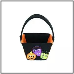 할로윈파티 소품 할로윈친구들 사탕바구니(오렌지) 할로윈데코