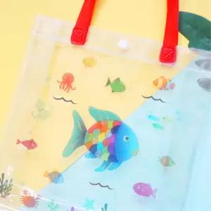 4인용 바다 무지개물고기 투명 비닐 비치백 만들기 수영가방 여름 유치원 만들기세트