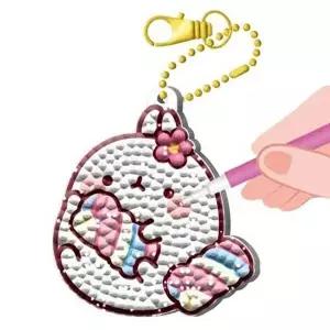 마쉬멜로우 몰랑 보석십자수 키링-WD41F86