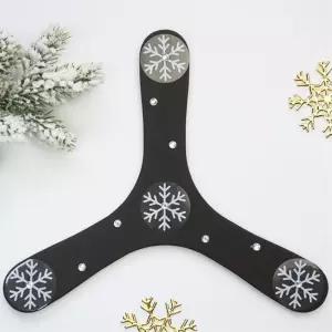 겨울 눈꽃 부메랑 만들기 4인용 어린이집 초등 신체활동 방과후 학습교구 돌봄 행사용