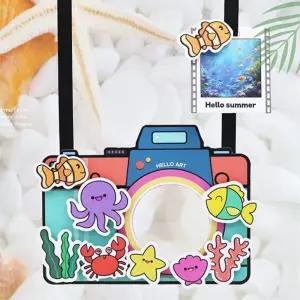 4인용 바다 물고기 관찰 카메라 돋보기 만들기 어린이집 유치원 여름수업 만들기세트