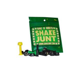 SHAKE JUNT BAG O BOLTS 블랙 스케이트보드 2.2CM(7 옐로우 1세트 /8인치)(앨런) 그린 하드웨어