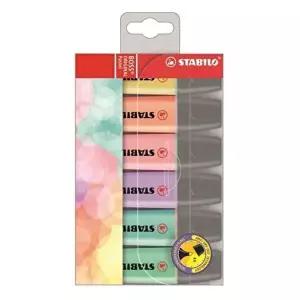 [알티피아]STABILO 보스 파스텔형광펜 6색세트 매직 모나미 보드-WD34AEE