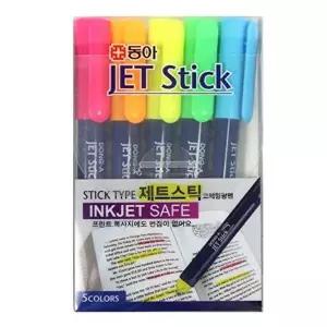 [알티피아]사무용 제트스틱 5색 고체형광펜 모나미 매직 보드마-WD34AFB