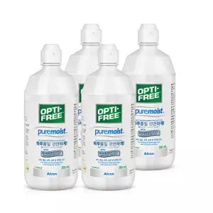 [알콘]옵티프리 렌즈세척액 퓨어모이스트 300ml 4개