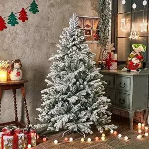 150cm 눈덮힌 전나무 트리 크리스마스 중형 눈꽃트리-WD1C001