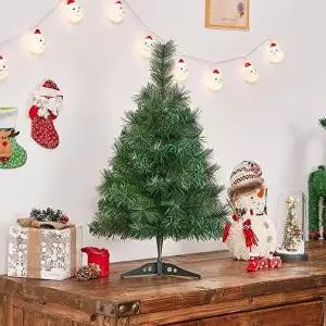 60cm 뉴리얼 솔잎 혼합 트리 크리스마스 미니트리-WD1BFFC