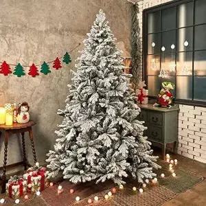 210cm 눈덮힌 전나무 트리 크리스마스 중형 눈꽃트리-WD1BFFE