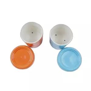 도자기 NR32YY31 폴카도트 수저통 도자기 수저꽂이 식기 주방용