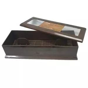 옹이 XW71FG00 나무무늬 업소용 수저함 투명