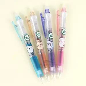 치이카와 프릭션볼 3색 슬림펜 0.38mm예븐볼 캐릭터문구 치볼 볼펜 3볼 캐릭터볼