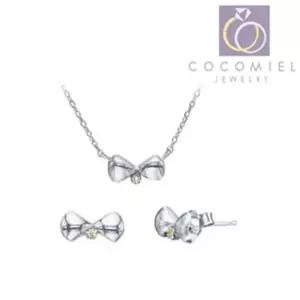 [셀러에이드](옐로우 리본 set S-15)목걸이세트 쥬얼리세트 패션목걸이 은귀걸이