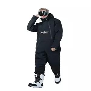 빅사이즈 스키복 남녀공용 일체형 방풍 패딩 점프수트 보온복