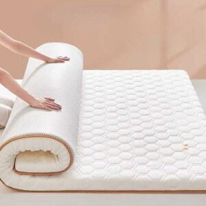 침대 토퍼 돌침대매트 메모리폼 싱글 접이식 쫀득 두꺼운 호텔 1500 여름용 풋볼