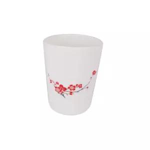 진달래 원형네프킨(꽂이)주스컵 디자인 꽃무늬 플라워 원형 다용도물 물컵 음료