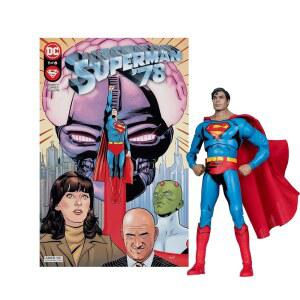 MCFARLANE TOYS - DC 다이렉트 페이지 17.8CM(7인치) 슈퍼맨 펀처 피규어 (슈퍼맨 '78) 포함