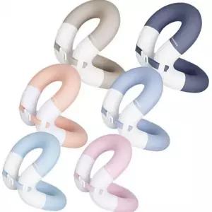 어린이 목 튜브 휴대용 물놀이 어린이 목 튜브 유아 아동 목부력 접이식 수영넥 수영장 투톤 부력 수영