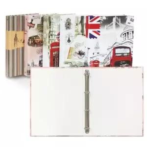 아인텍 디자인바인더 4공링 합지화일 O링 바인더 클리어화일