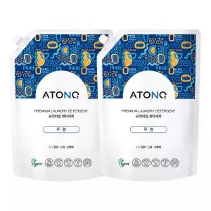 아토앤오투 프리미엄 세탁세제(무향) 리필 2개세트